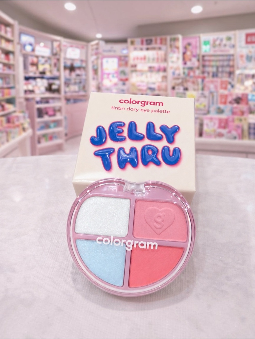 Colorgram Tintin Dory Eye Palette Jelly Thru K-Beauty Eyeshadow NIB NWT - Picture 2 of 9